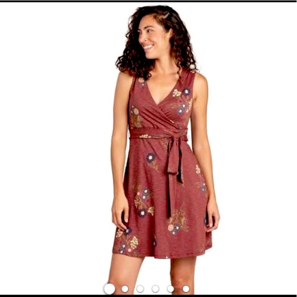 Toad and Co Cue sleeveless dress size large. Excellent  used condition.
